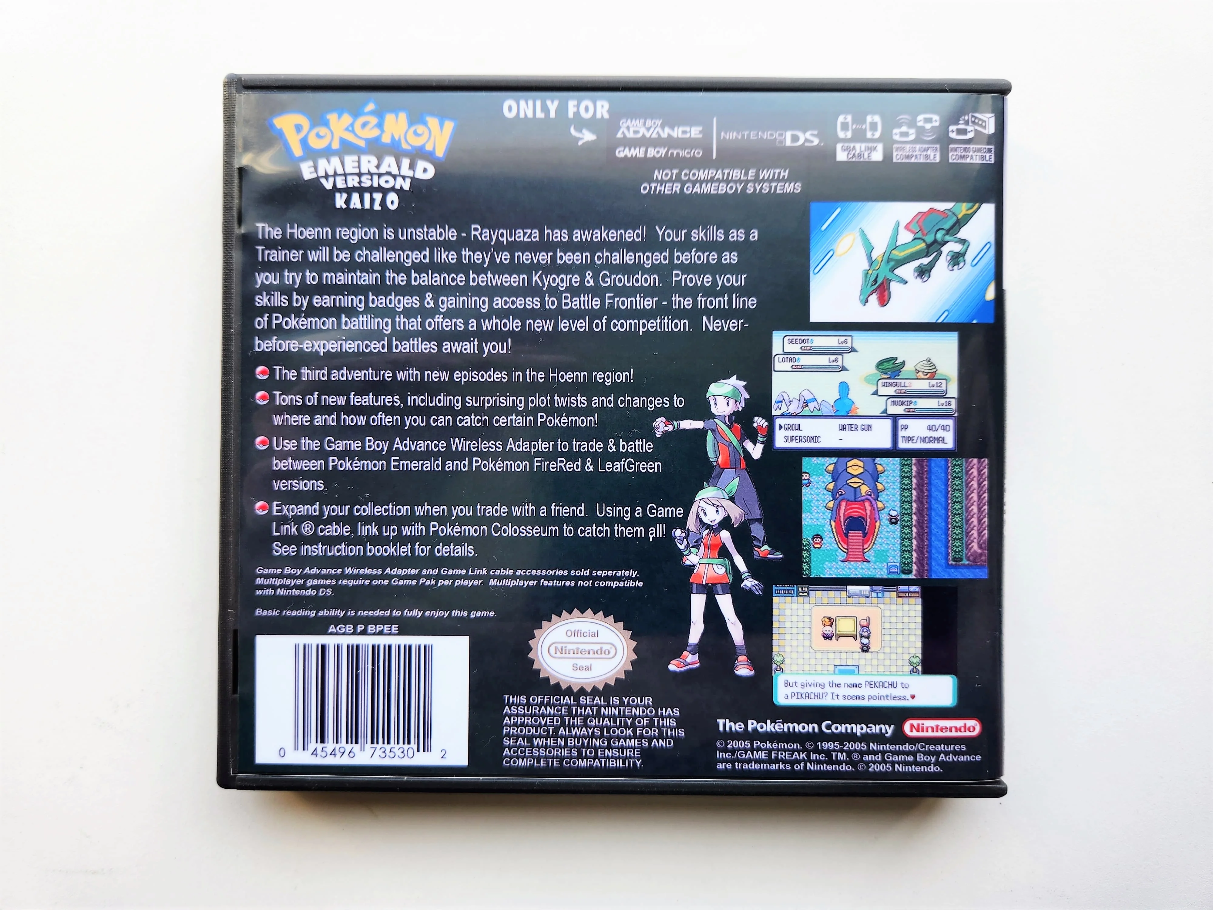 Pokemon Emerald Kaizo (Gameboy Advance GBA) - Image 2
