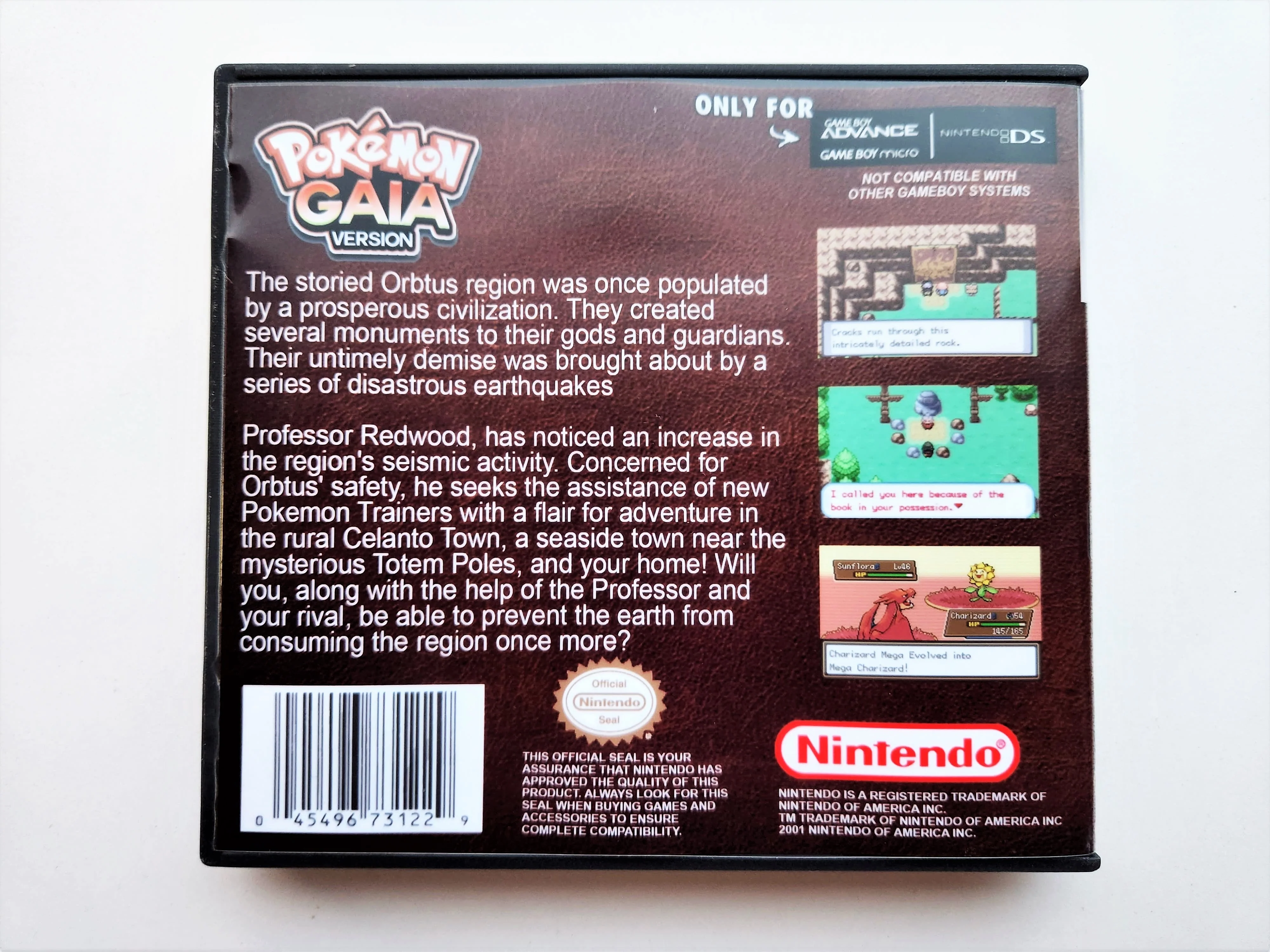 Pokemon Gaia (Gameboy Advance GBA) - Image 2