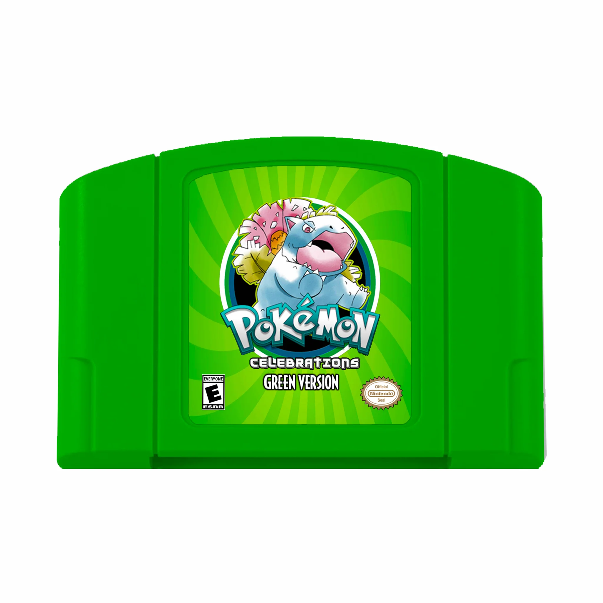 Pokemon Green Celebrations *Full Color Upgrade* (Nintendo 64 N64)