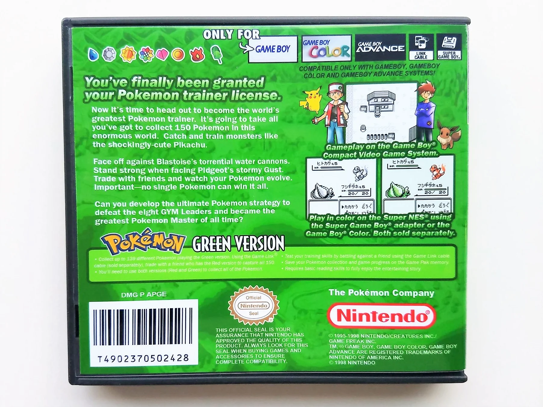 Pokemon Green (Gameboy GB) - Image 2