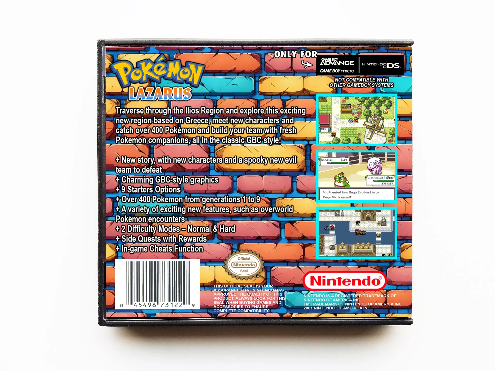 Pokemon Lazarus (Gameboy Advance GBA) - Image 2