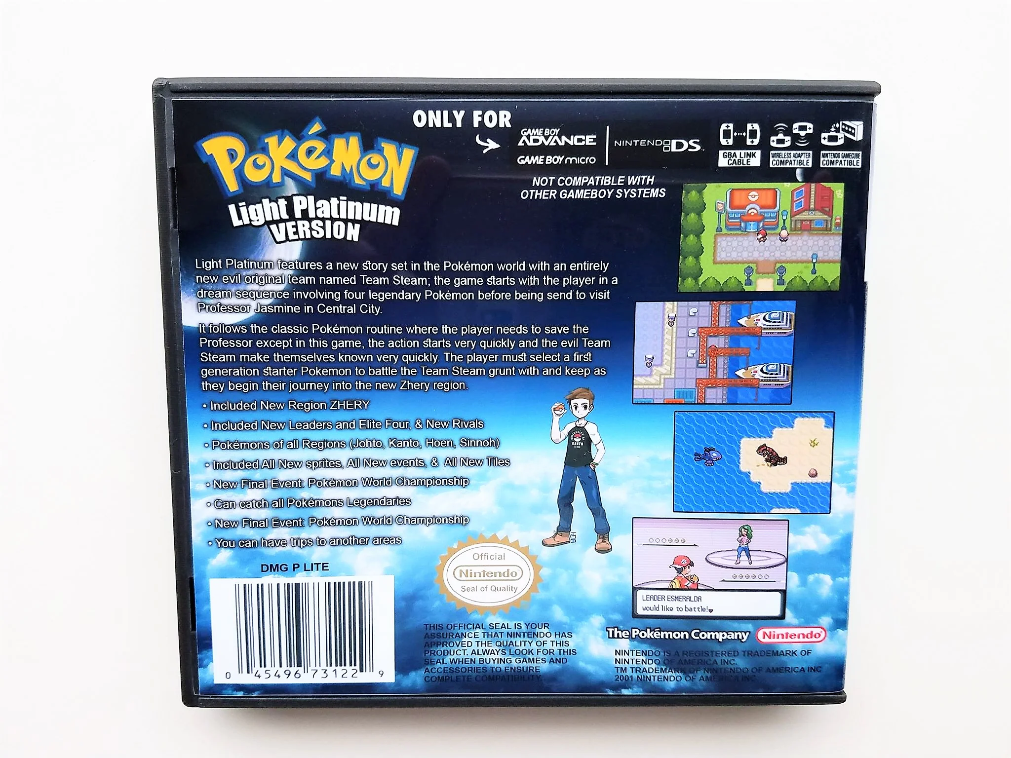 Pokemon Light Platinum (Gameboy Advance GBA) - Image 2