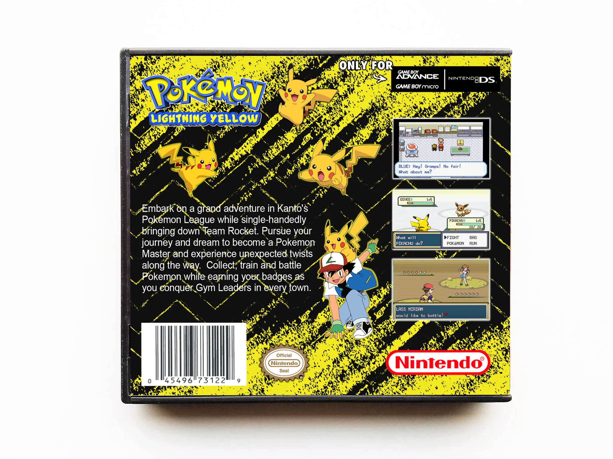 Pokemon Lightning Yellow (Gameboy Advance GBA) - Image 2
