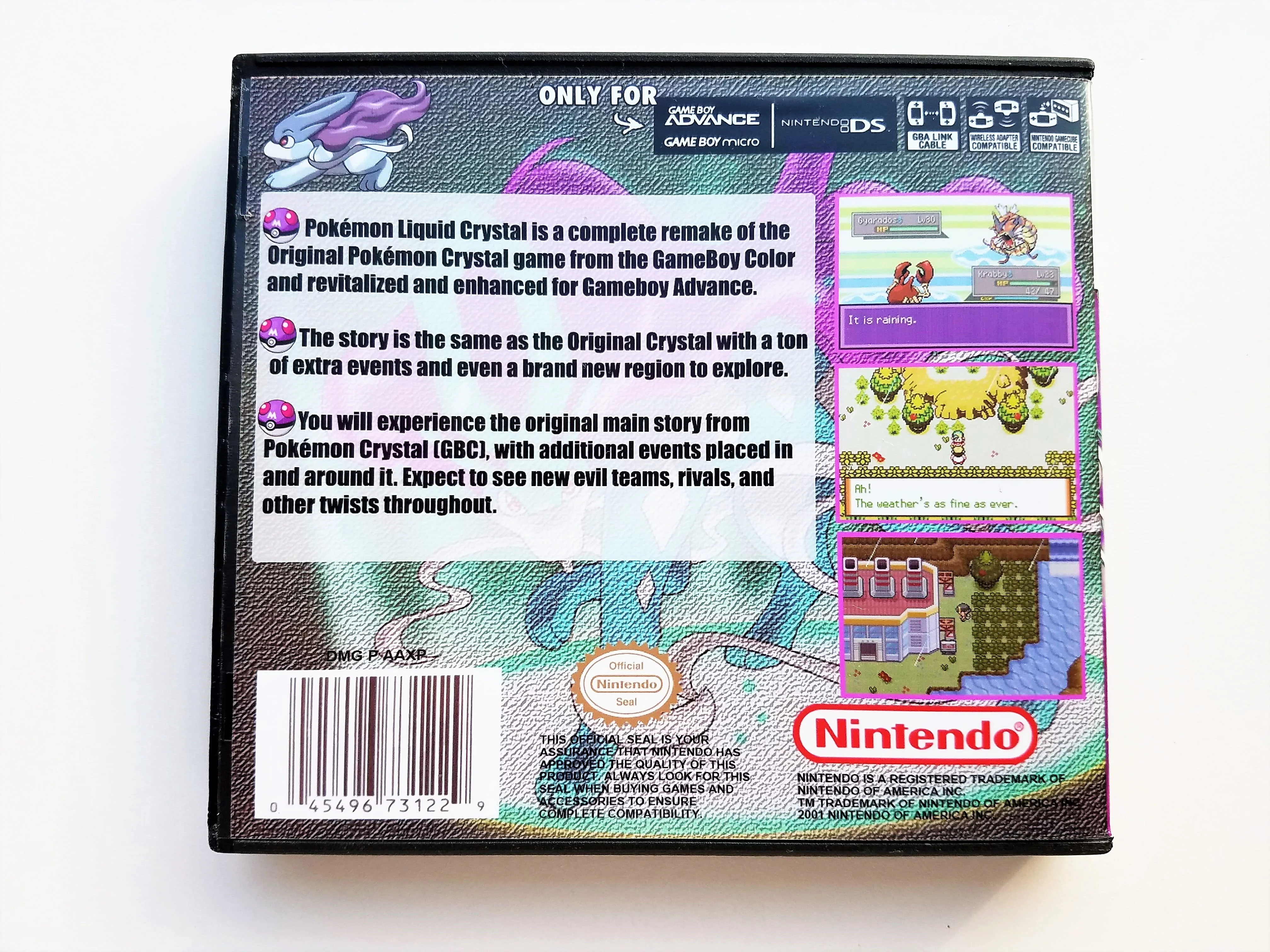 Pokemon Liquid Crystal (Gameboy Advance GBA) - Image 2