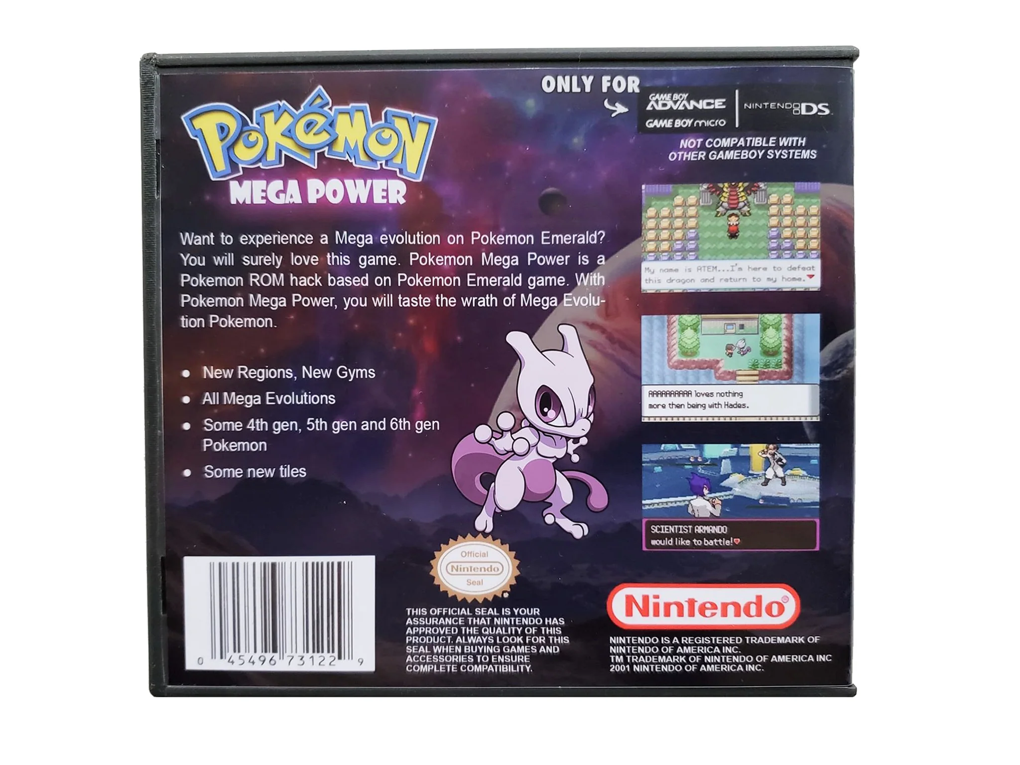 Pokemon Mega Power (Gameboy Advance GBA) - Image 2