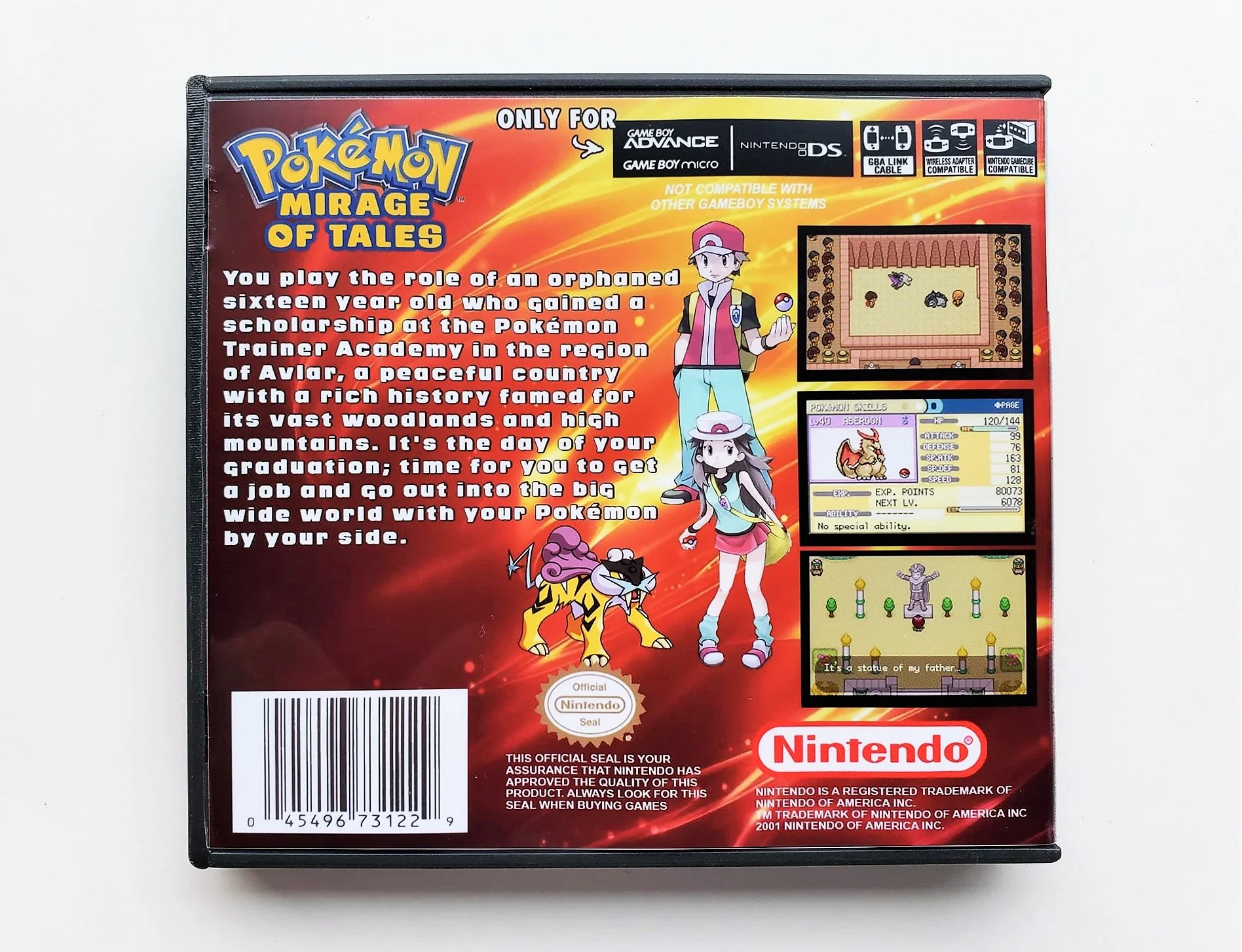 Pokemon Mirage of Tales (Gameboy Advance GBA) - Image 2
