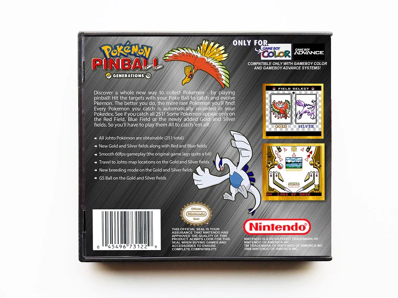 Pokemon Pinball Generations (Gameboy Color GBC) - Image 2