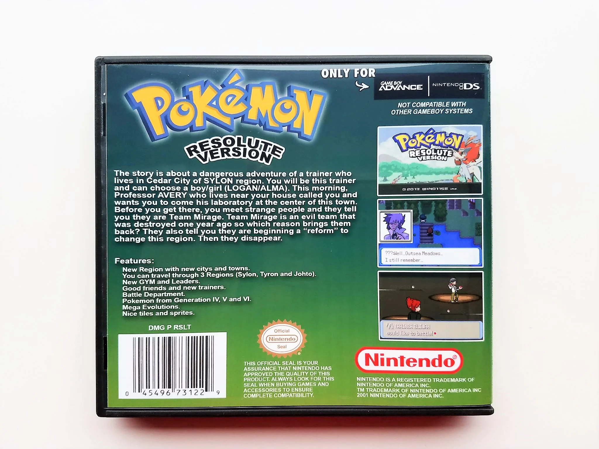 Pokemon Resolute (Gameboy Advance GBA) - Image 2