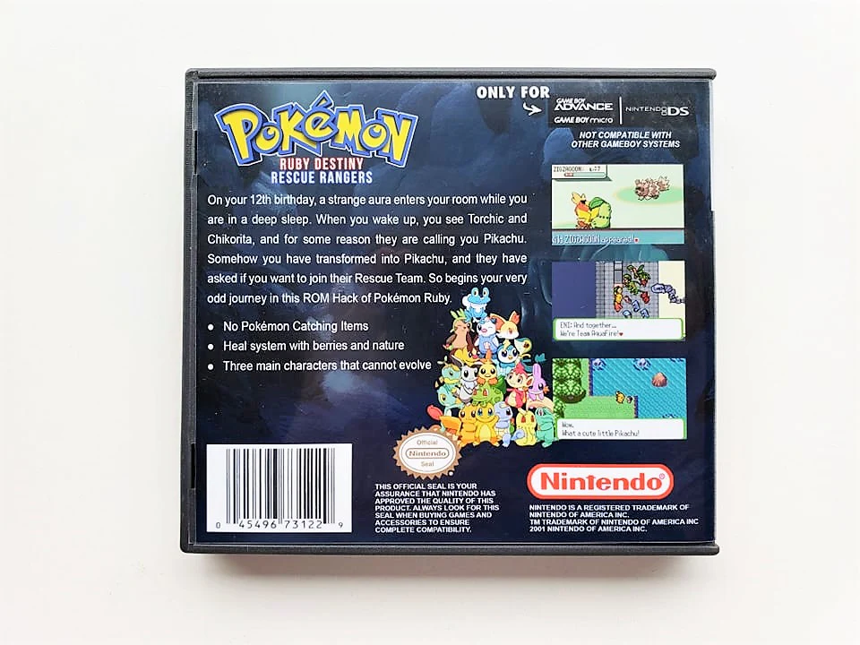 Pokemon Ruby Destiny Rescue Rangers (Gameboy Advance GBA) - Image 2