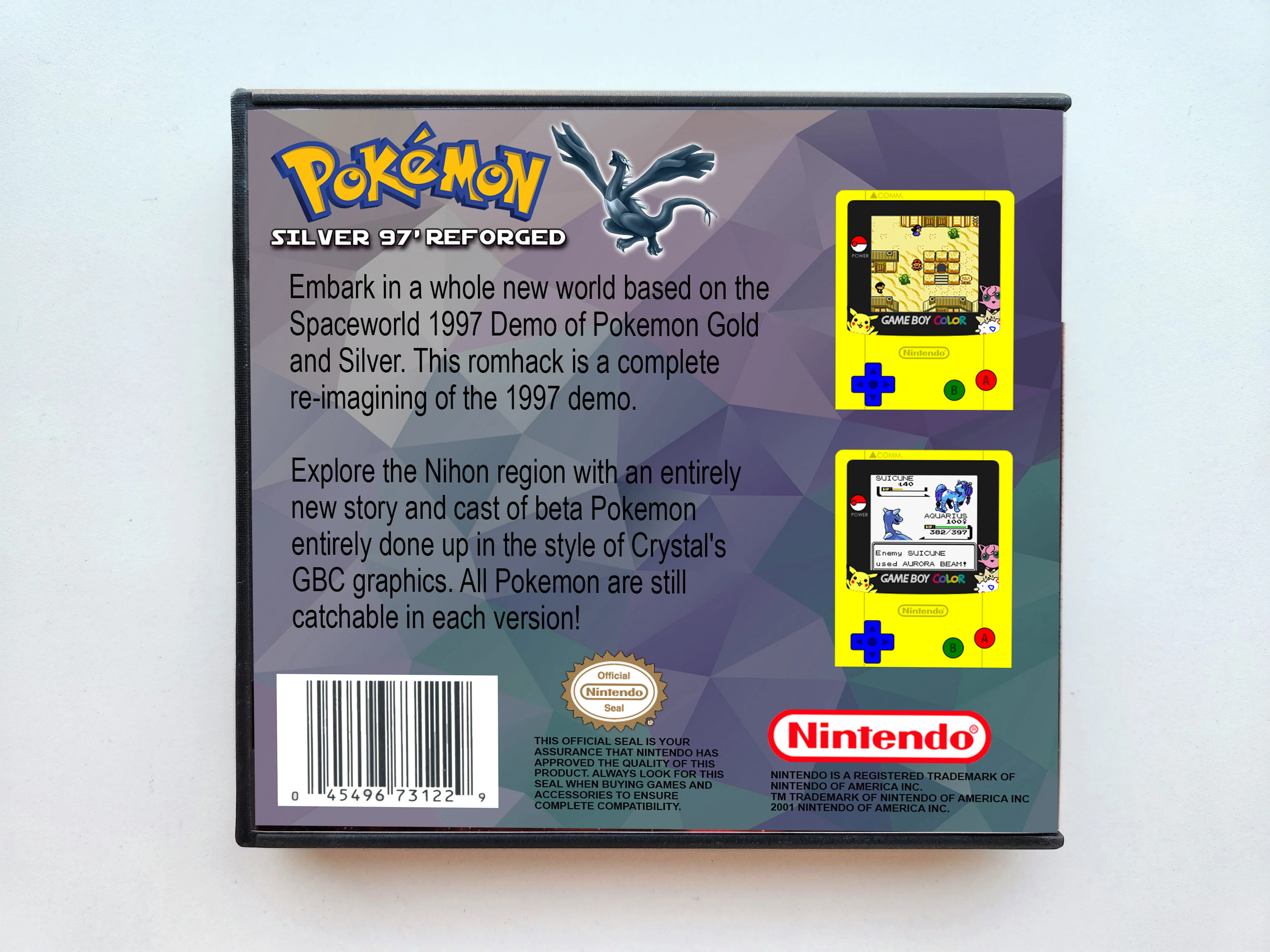 Pokemon Silver 97 Reforged (Gameboy Color GBC) - Image 2