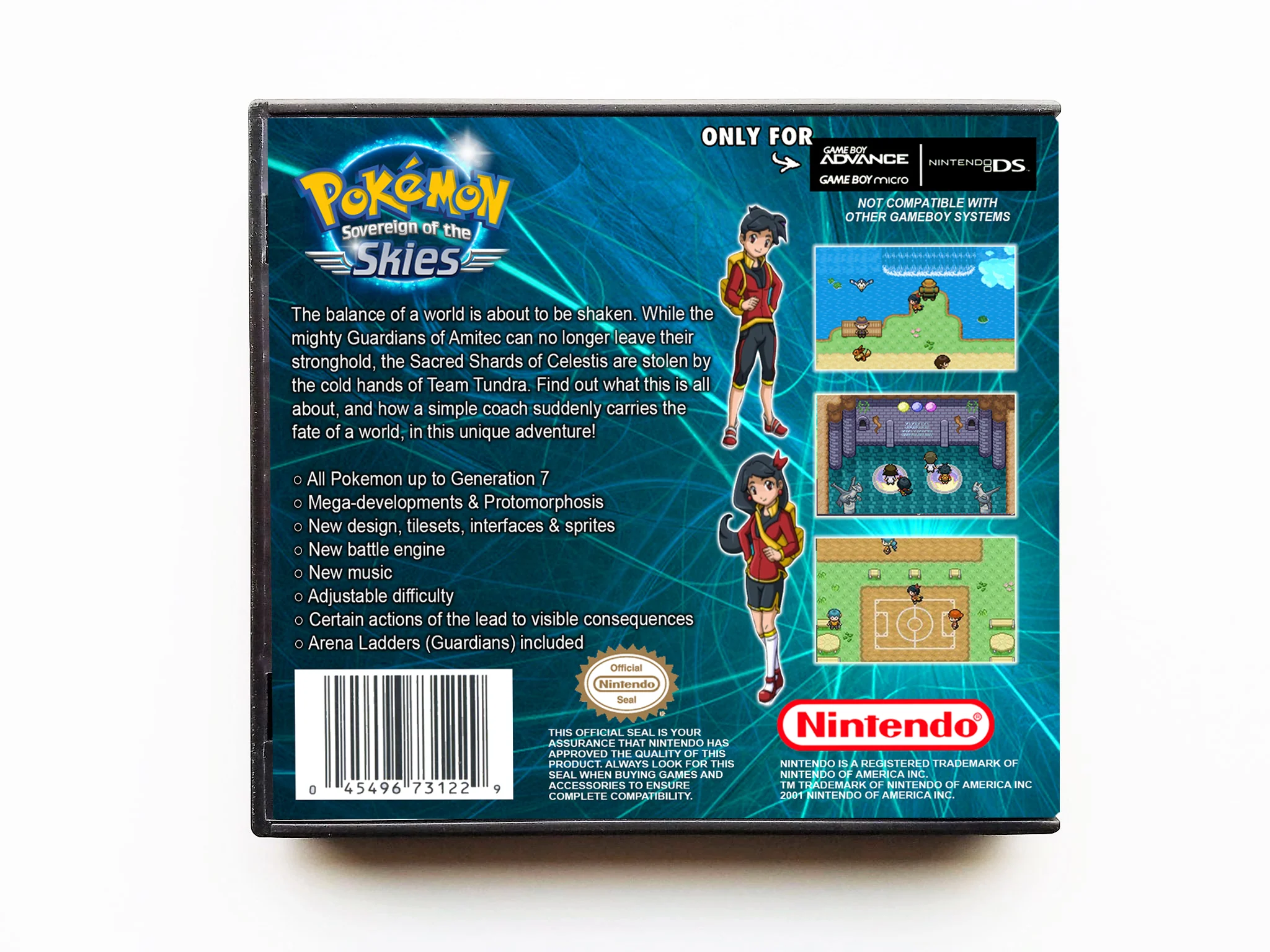 Pokemon Sovereign of The Skies (Gameboy Advance GBA) - Image 2