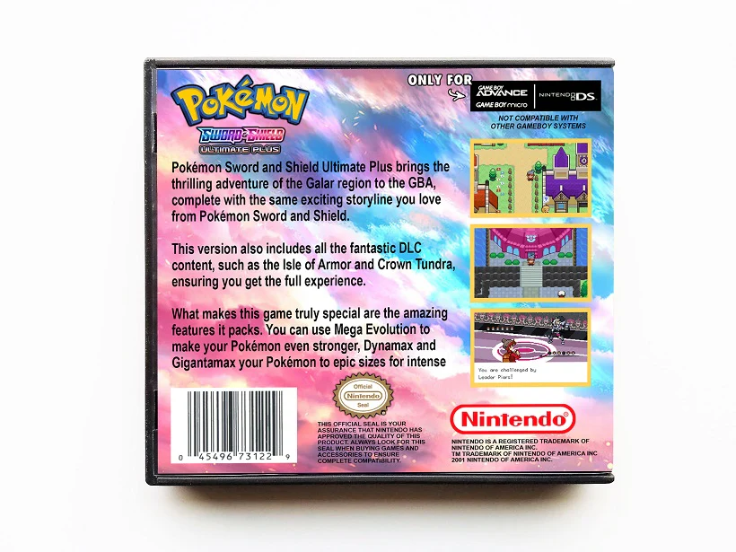 Pokemon Sword and Shield Ultimate Plus (Gameboy Advance GBA) - Image 2
