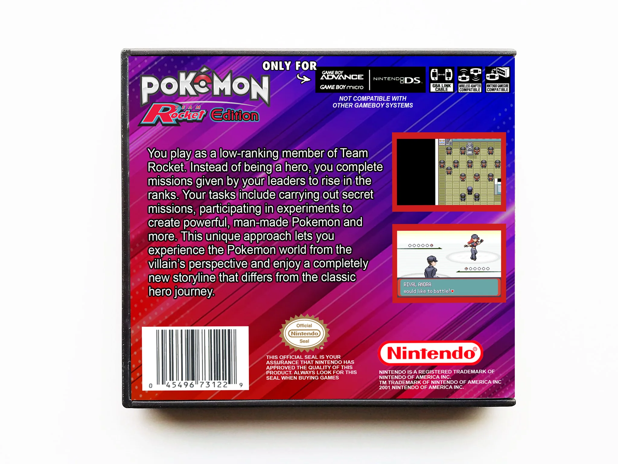 Pokemon Team Rocket Edition (Gameboy Advance GBA) - Image 2