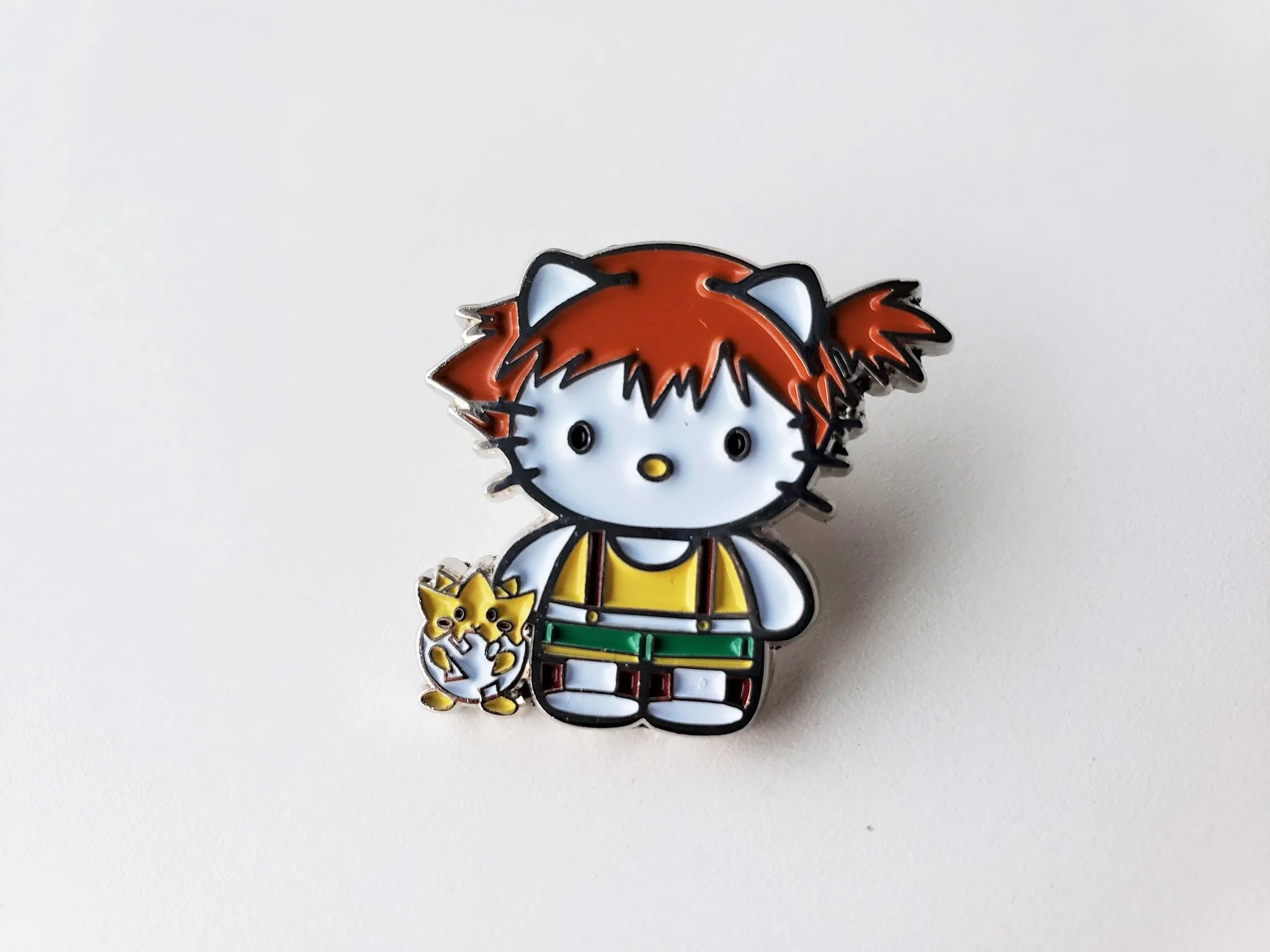 Pokemon x Hello Kitty (Ash & Misty) - Metal Collector Pins - Image 3