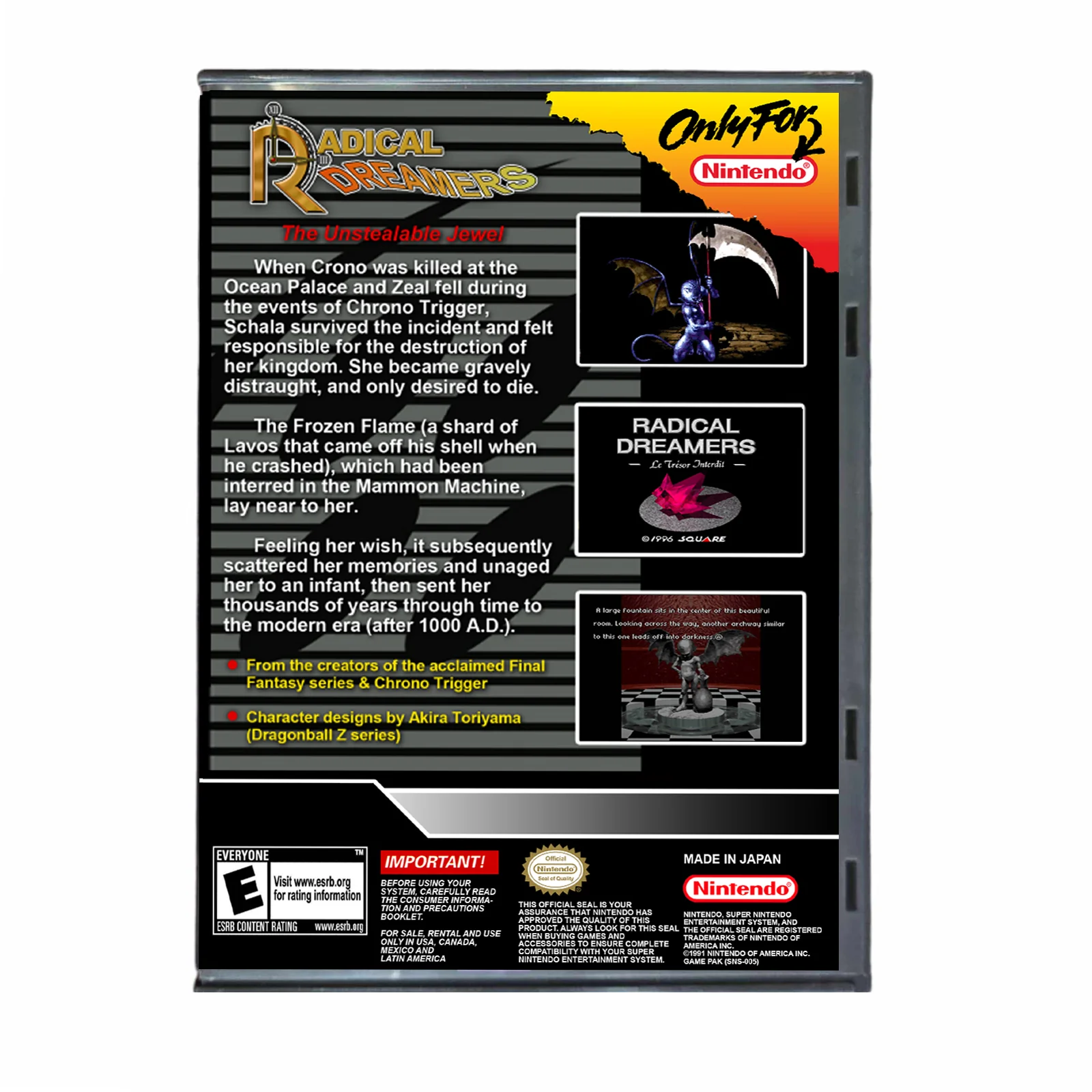 Radical Dreamers - (Super Nintendo SNES) - Image 2