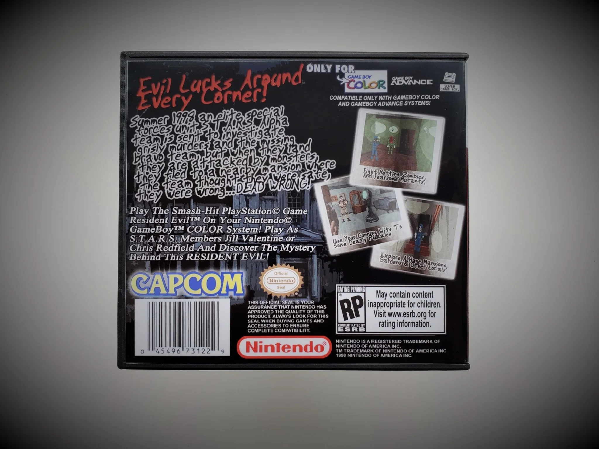 Resident Evil 'Unreleased Port' - (Gameboy Color GBC) - Image 2