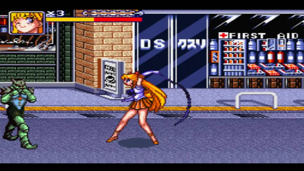 Sailor Moon R "Brawler" - (Super Nintendo SNES) - Image 4