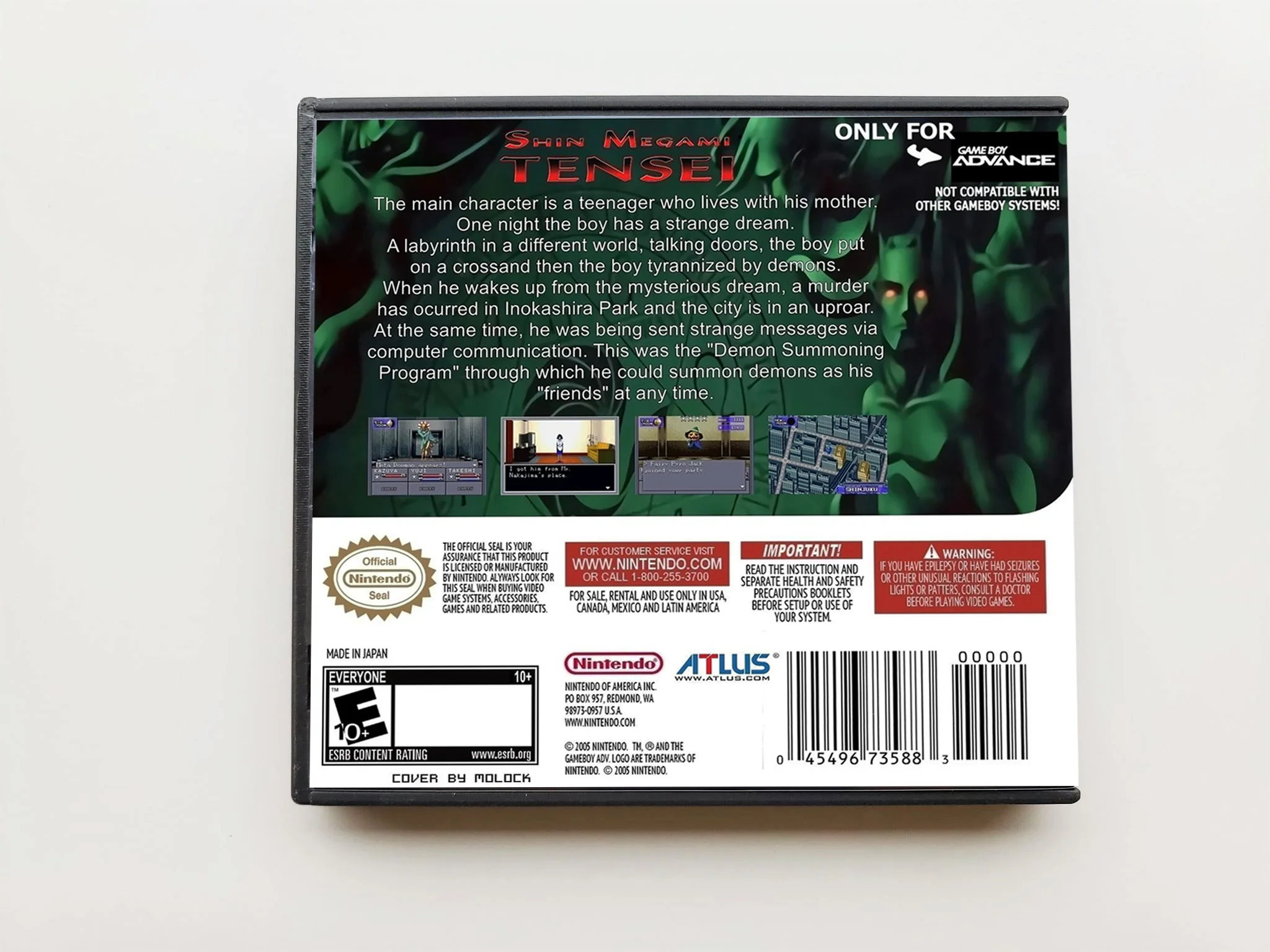 Shin Megami Tensei 1 - (Gameboy Advance GBA) - Image 2