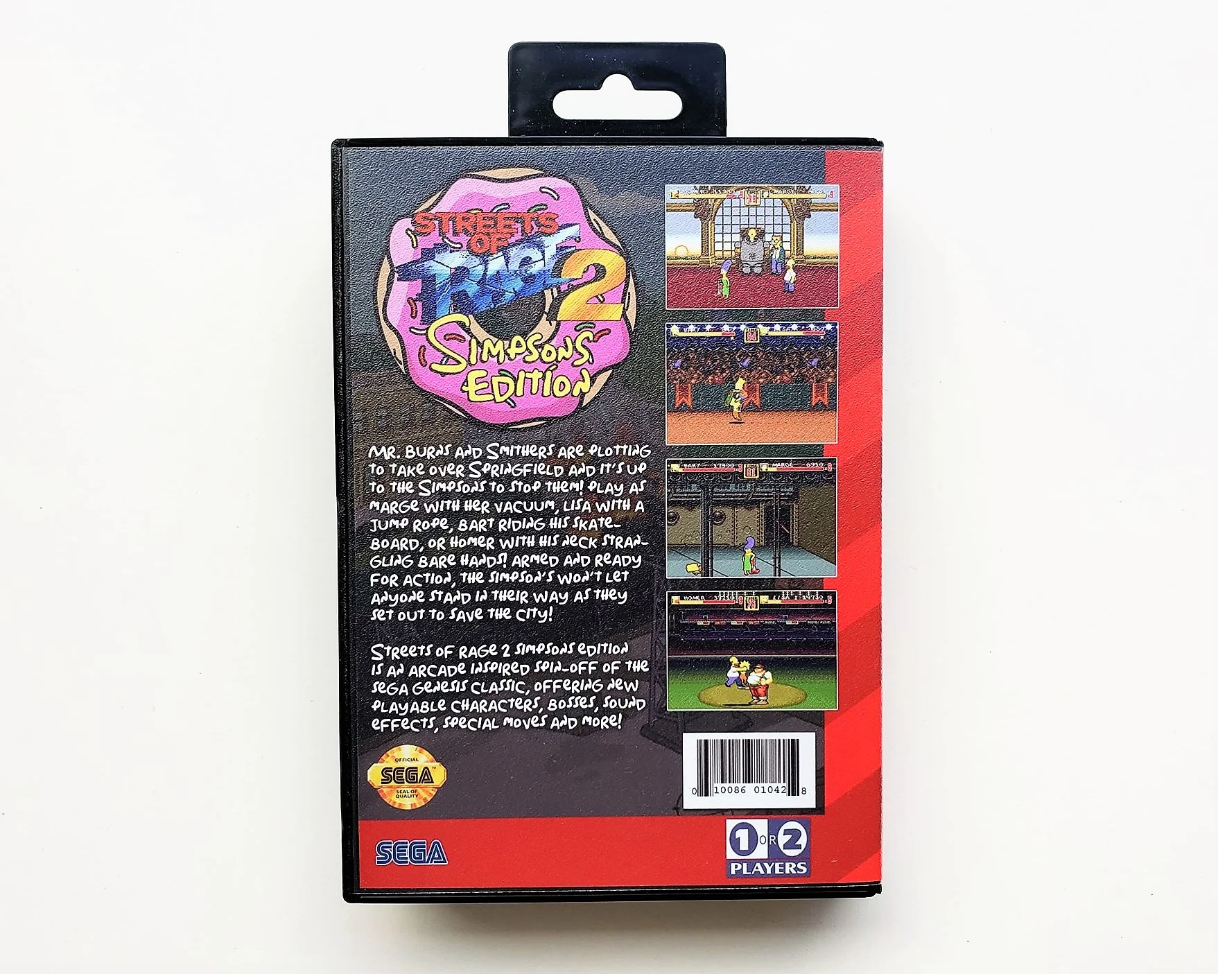 Simpsons in Streets of Rage 2 - (Sega Genesis) - Image 2