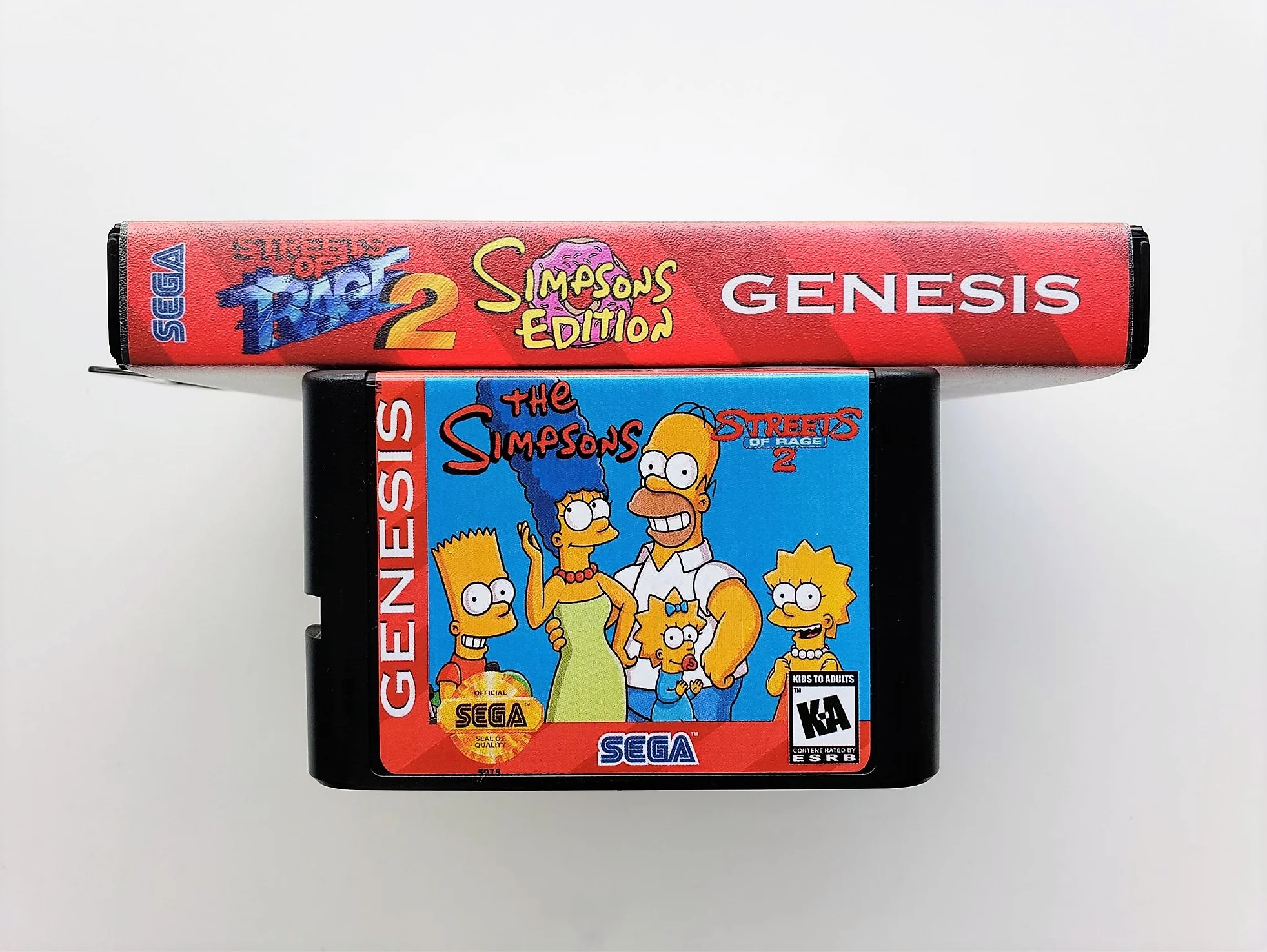 Simpsons in Streets of Rage 2 - (Sega Genesis) - Image 3