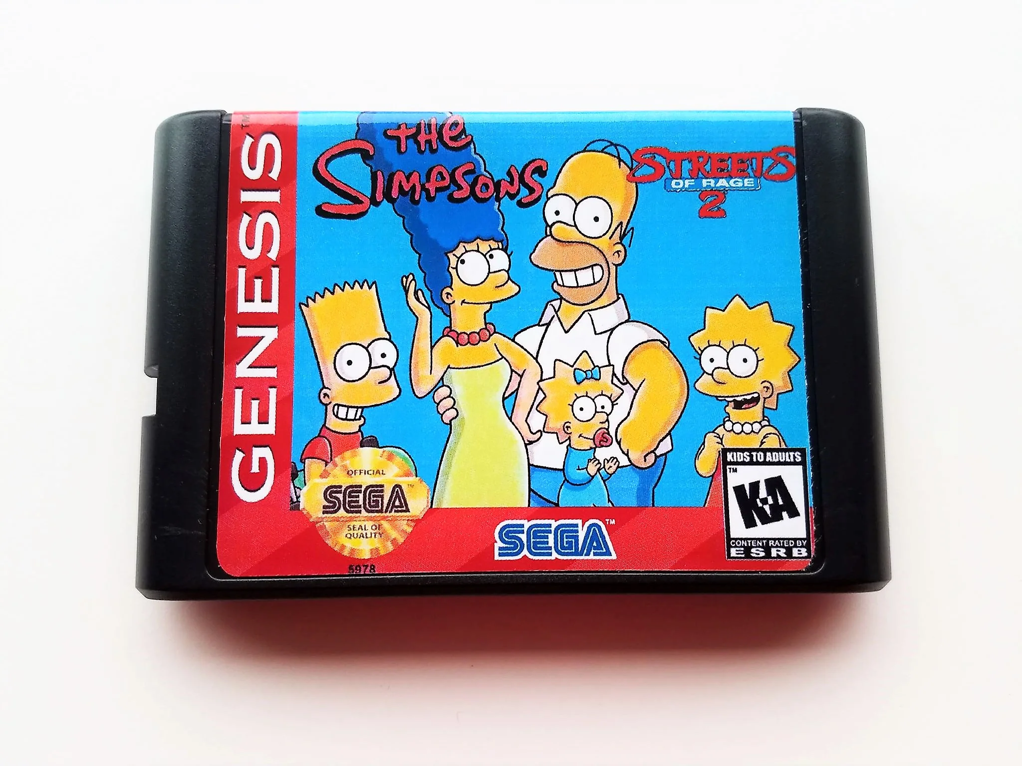 Simpsons in Streets of Rage 2 - (Sega Genesis) - Image 4