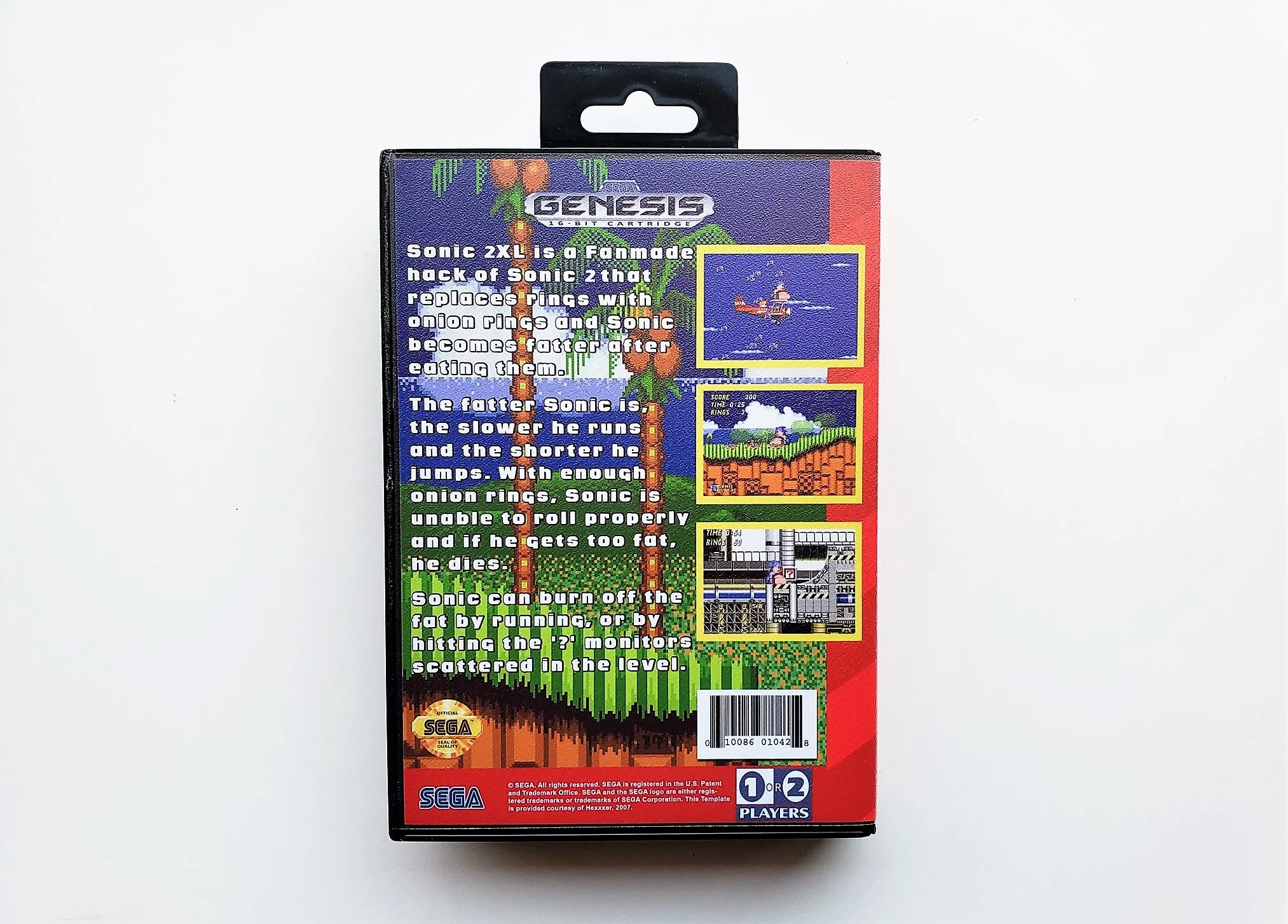 Sonic The Hedgehog 2XL - (Sega Genesis) - Image 2