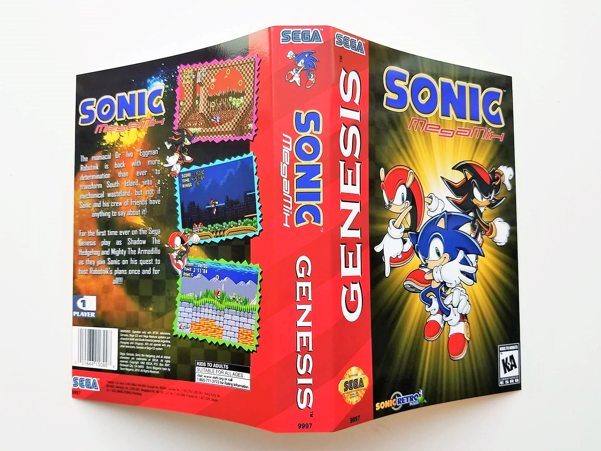 Sonic The Hedgehog Mega Mix - (Sega Genesis) - Image 4