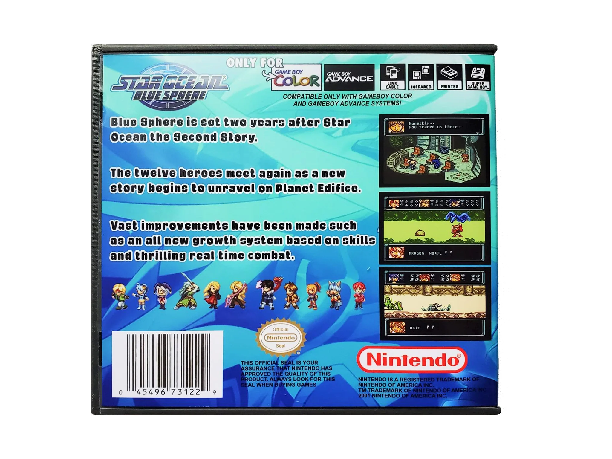 Star Ocean Blue Sphere - (Gameboy Color GBC) - Image 2