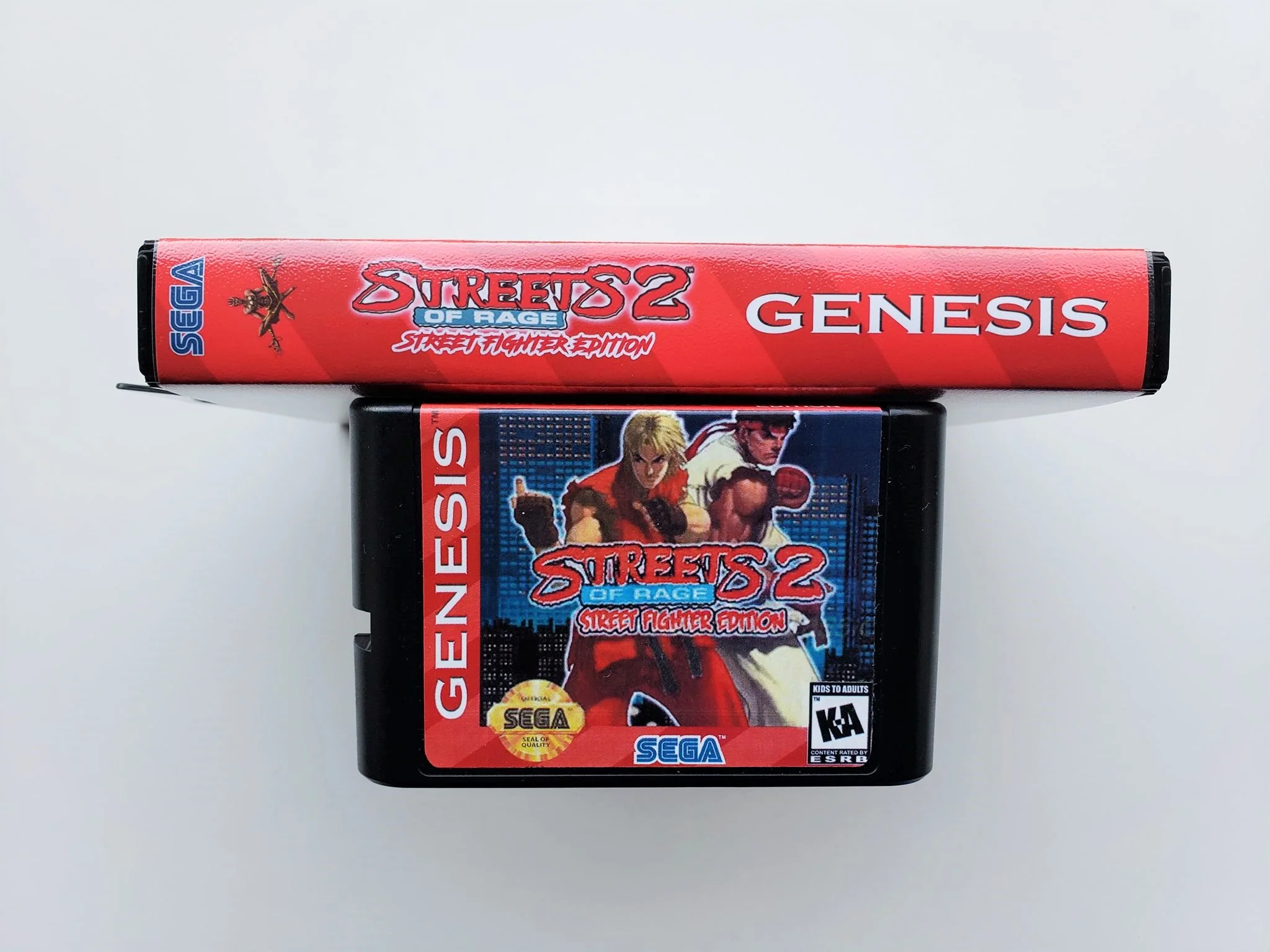 Street Fighter Edition - Streets of Rage 2 - (Sega Genesis) - Image 3