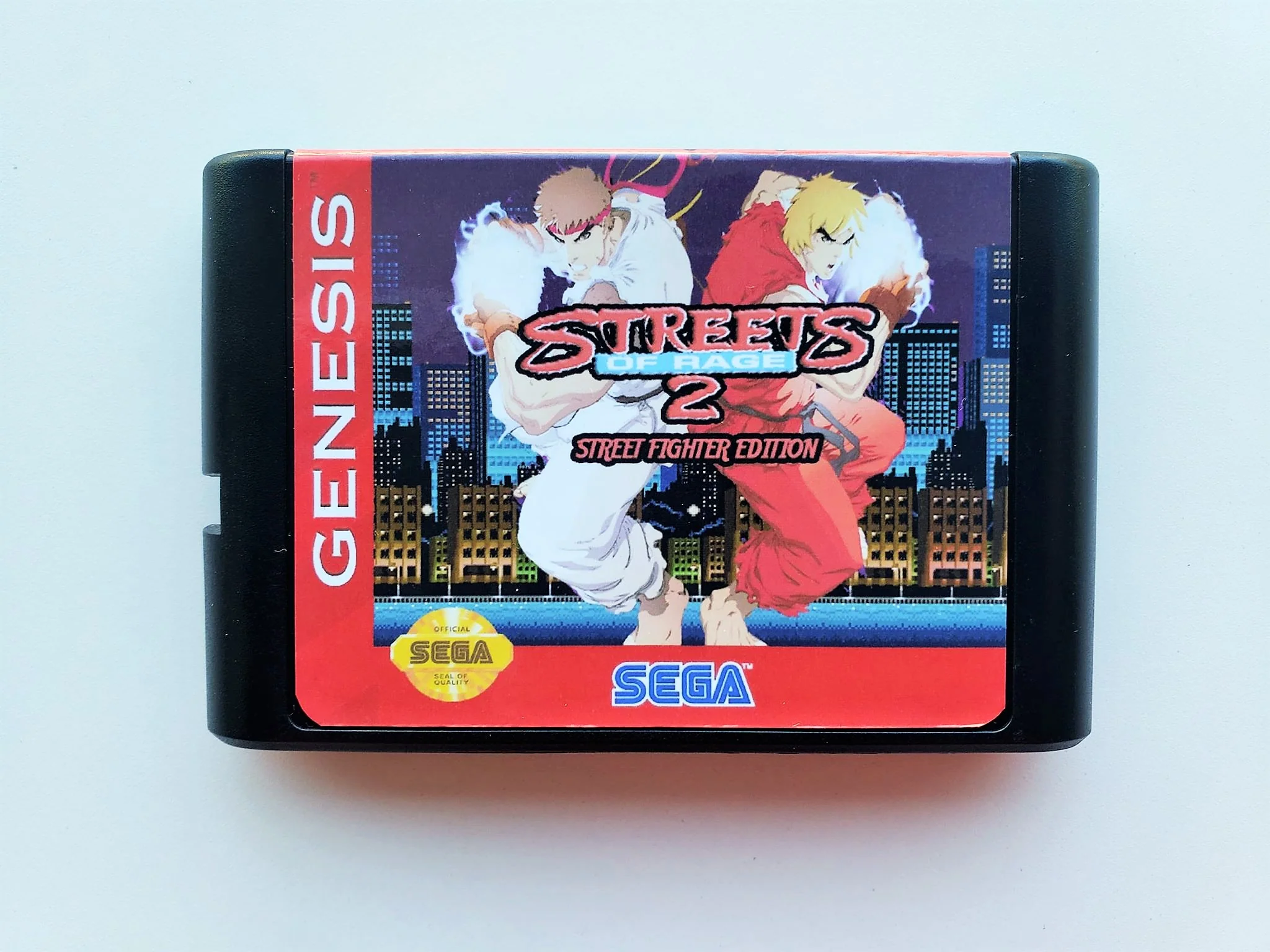Street Fighter Edition - Streets of Rage 2 - (Sega Genesis) - Image 7