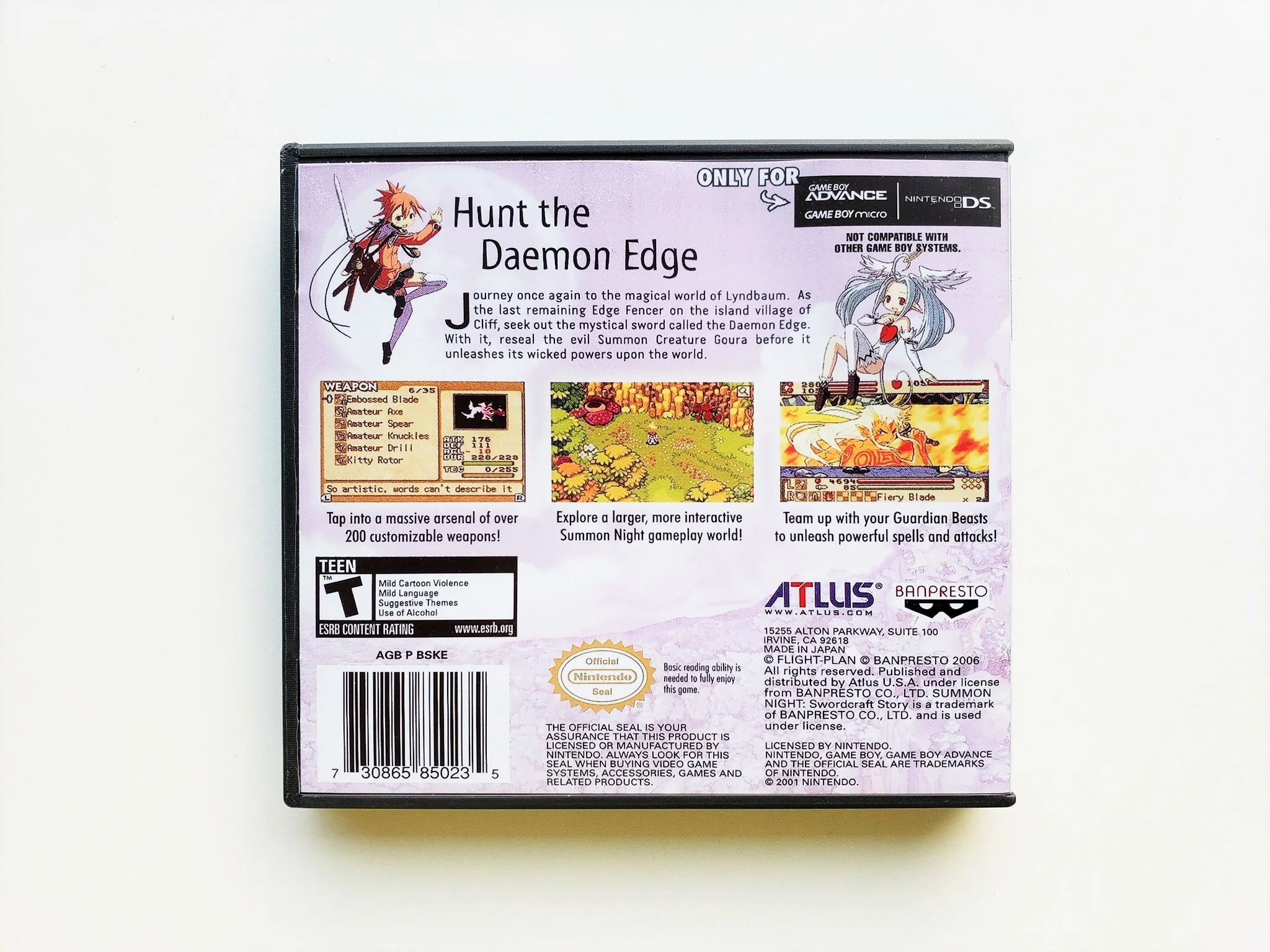 Summon Night Swordcraft Story 1 & 2 (Gameboy Advance GBA) - Image 3