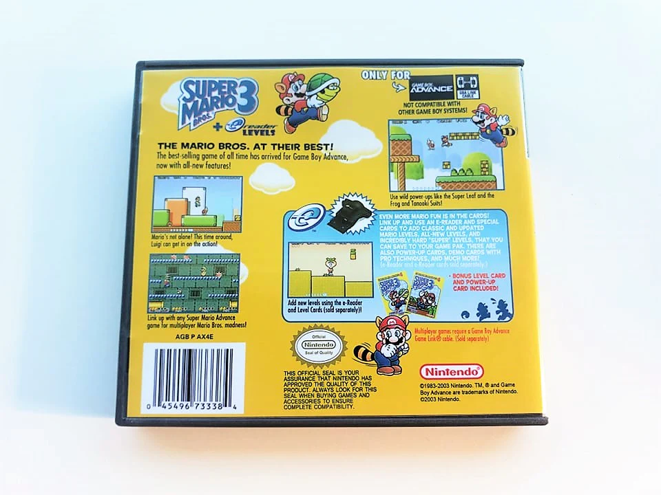 Super Mario Advance 4 Bros 3 BONUS 38 e-Reader ecard Levels Gameboy Advance GBA - Image 2