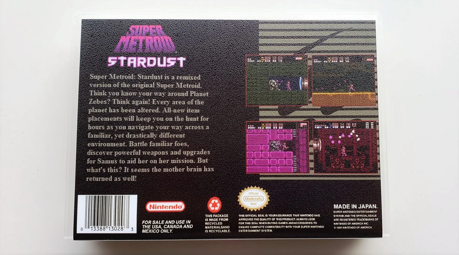 Super Metroid Star Dust - (Super Nintendo SNES) - Image 2