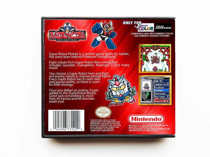 Super Robot Pinball (Gameboy Color GBC) - Image 2