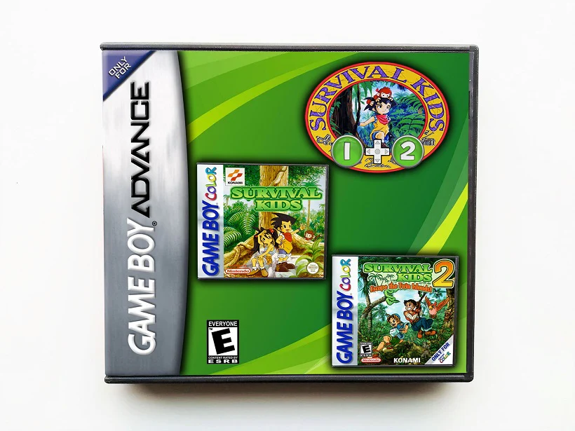 Survival Kids 1 and 2 Multicart (Gameboy Advance GBA)