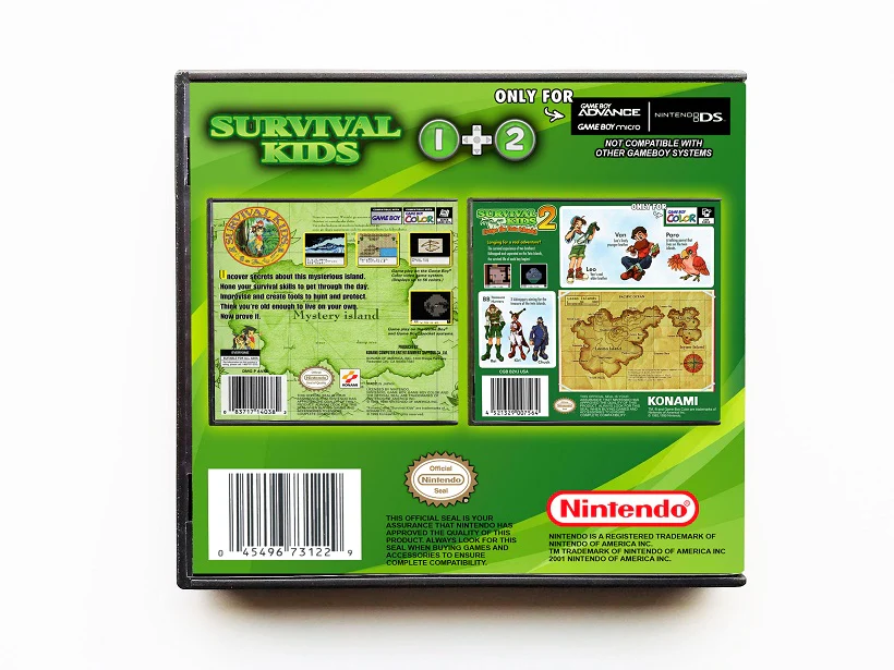 Survival Kids 1 and 2 Multicart (Gameboy Advance GBA) - Image 2