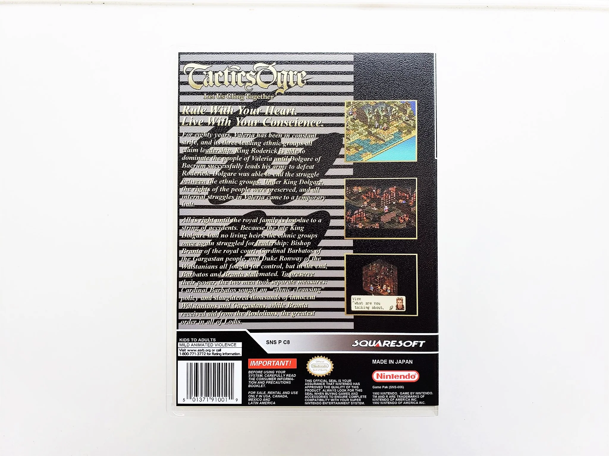 Tactics Ogre Let Us Cling Together - (Super Nintendo SNES) - Image 2