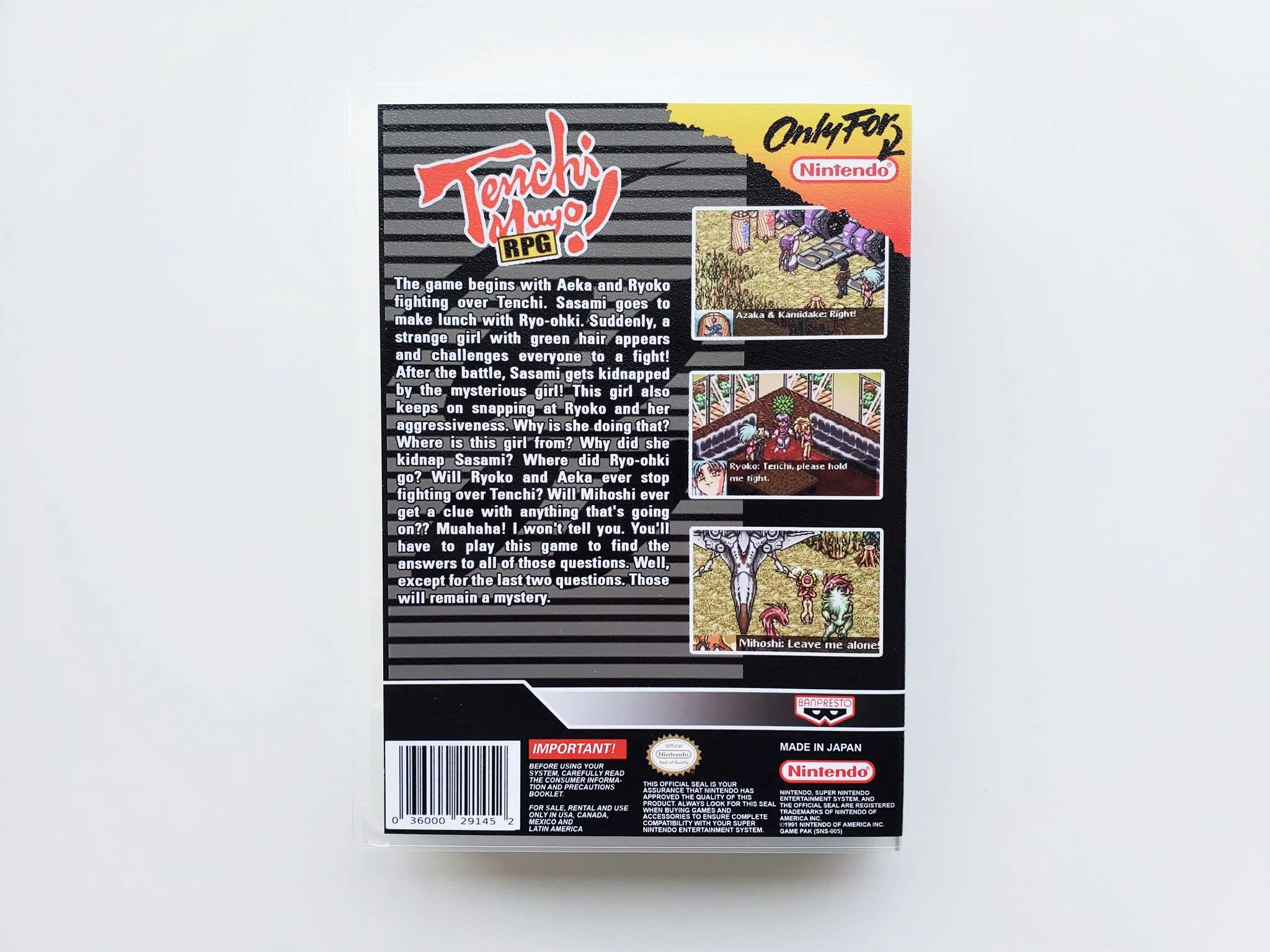 Tenchi Muyo RPG - (Super Nintendo SNES) - Image 2