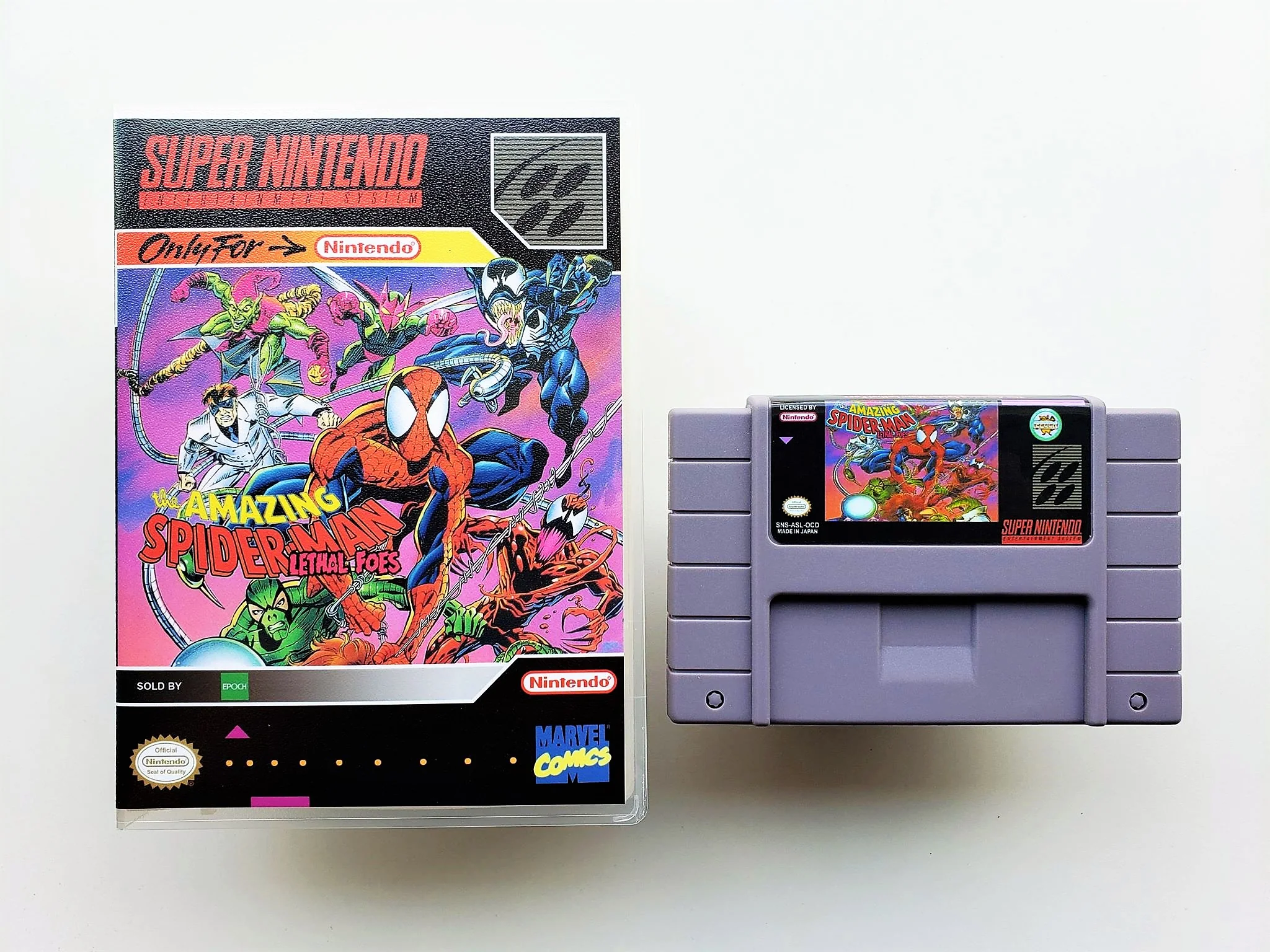 The Amazing Spiderman Lethal Foes - (Super Nintendo SNES) - Image 4