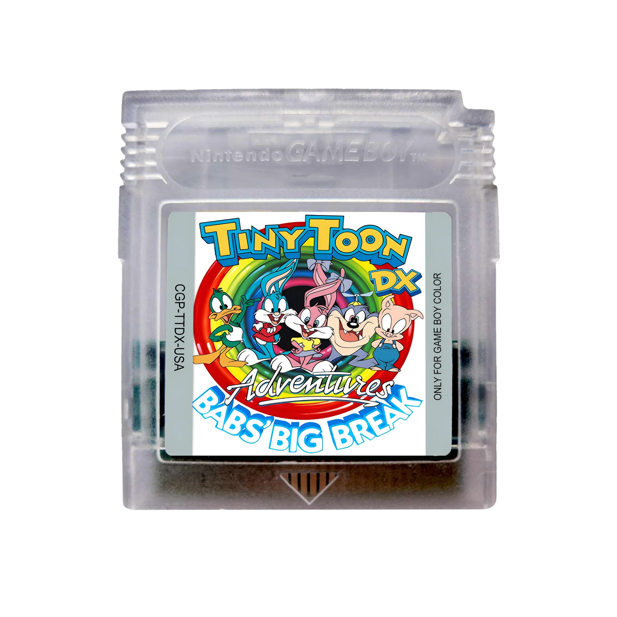 Tiny Toon Adventure DX Babs Big Break "Full Color" (Gameboy Color GBC) - Image 2