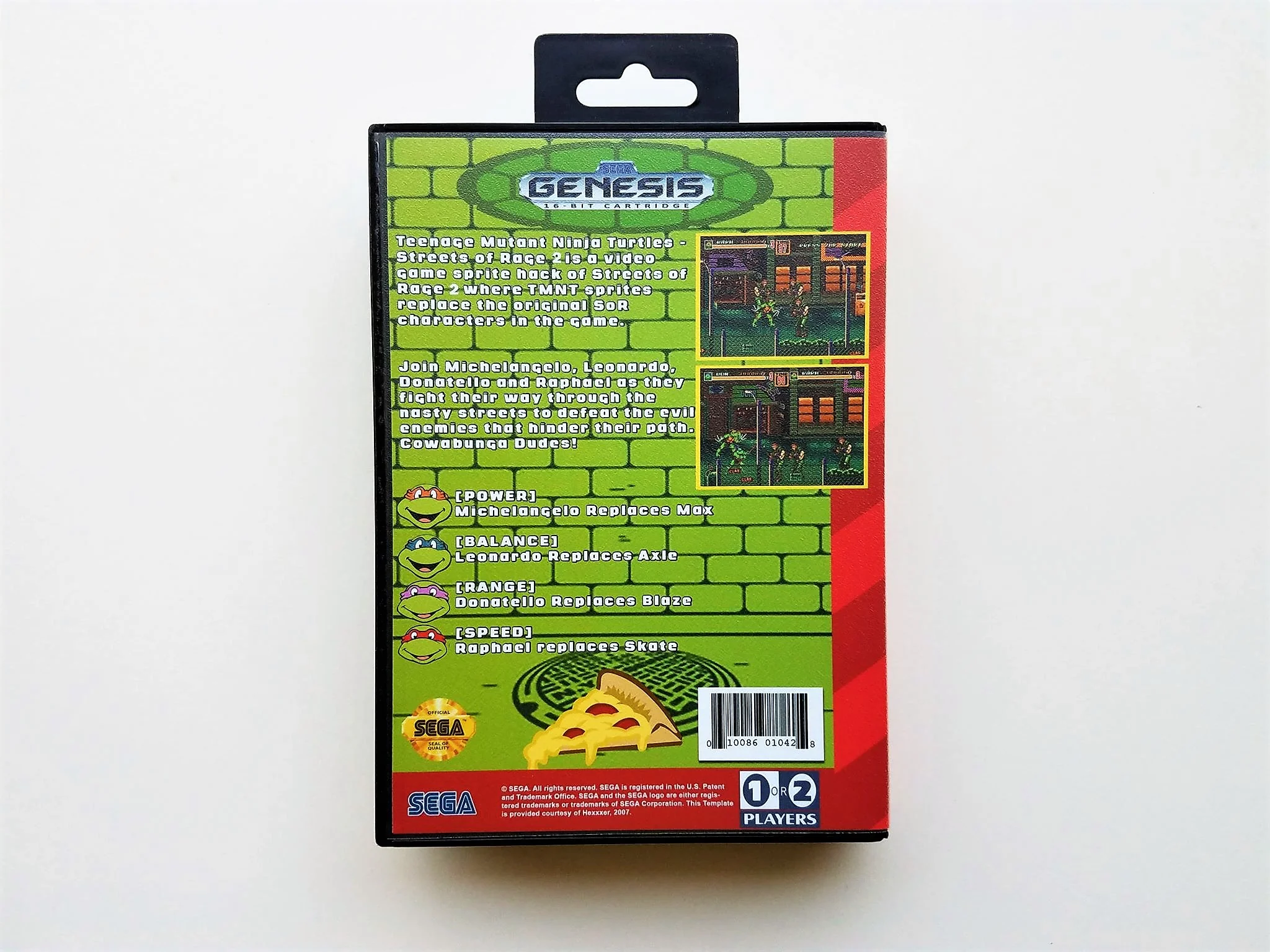 TMNT in Streets of Rage 2 - (Sega Genesis) - Image 3