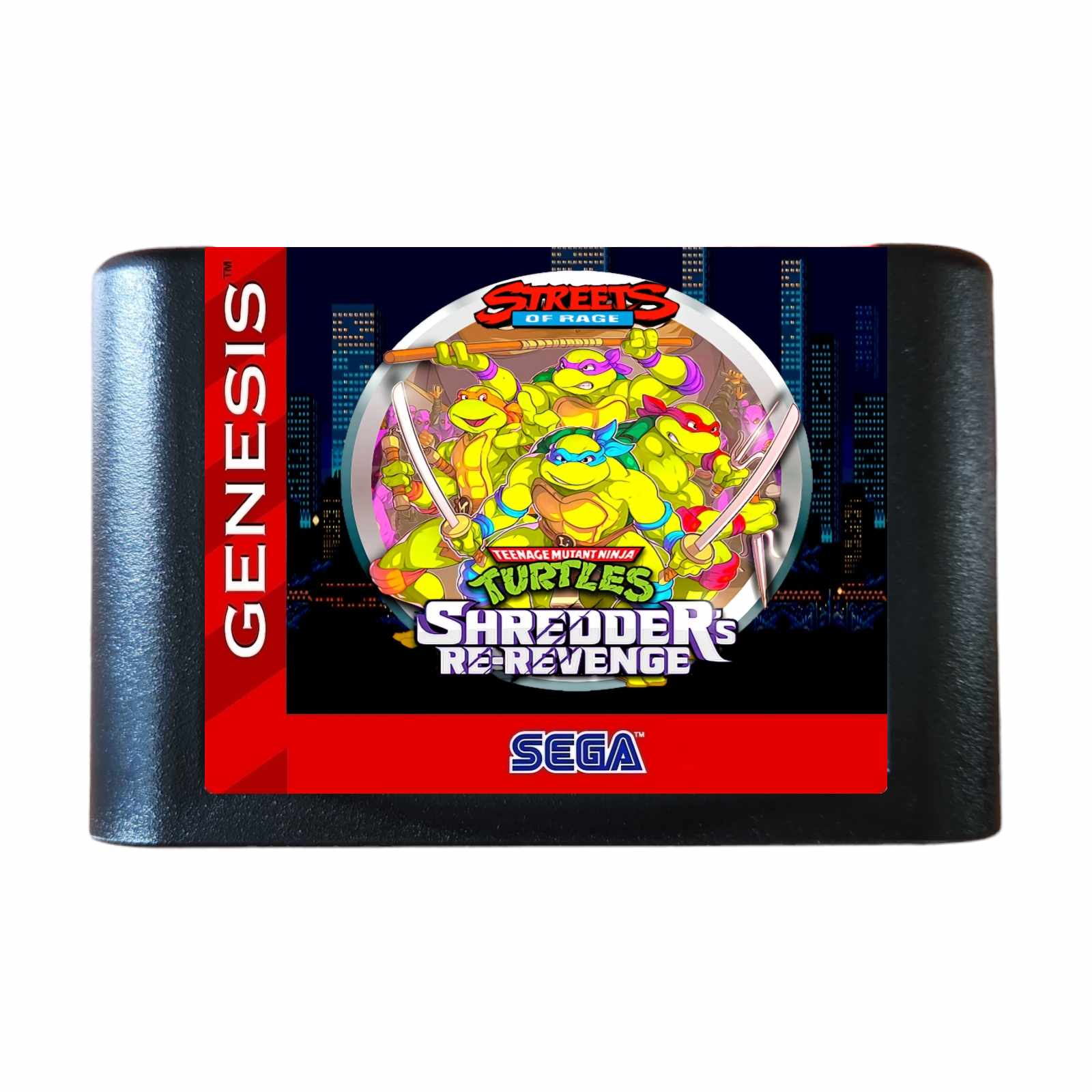 TMNT Shredder's Re-Revenge Streets of Rage 2 - (Sega Genesis) - Image 3