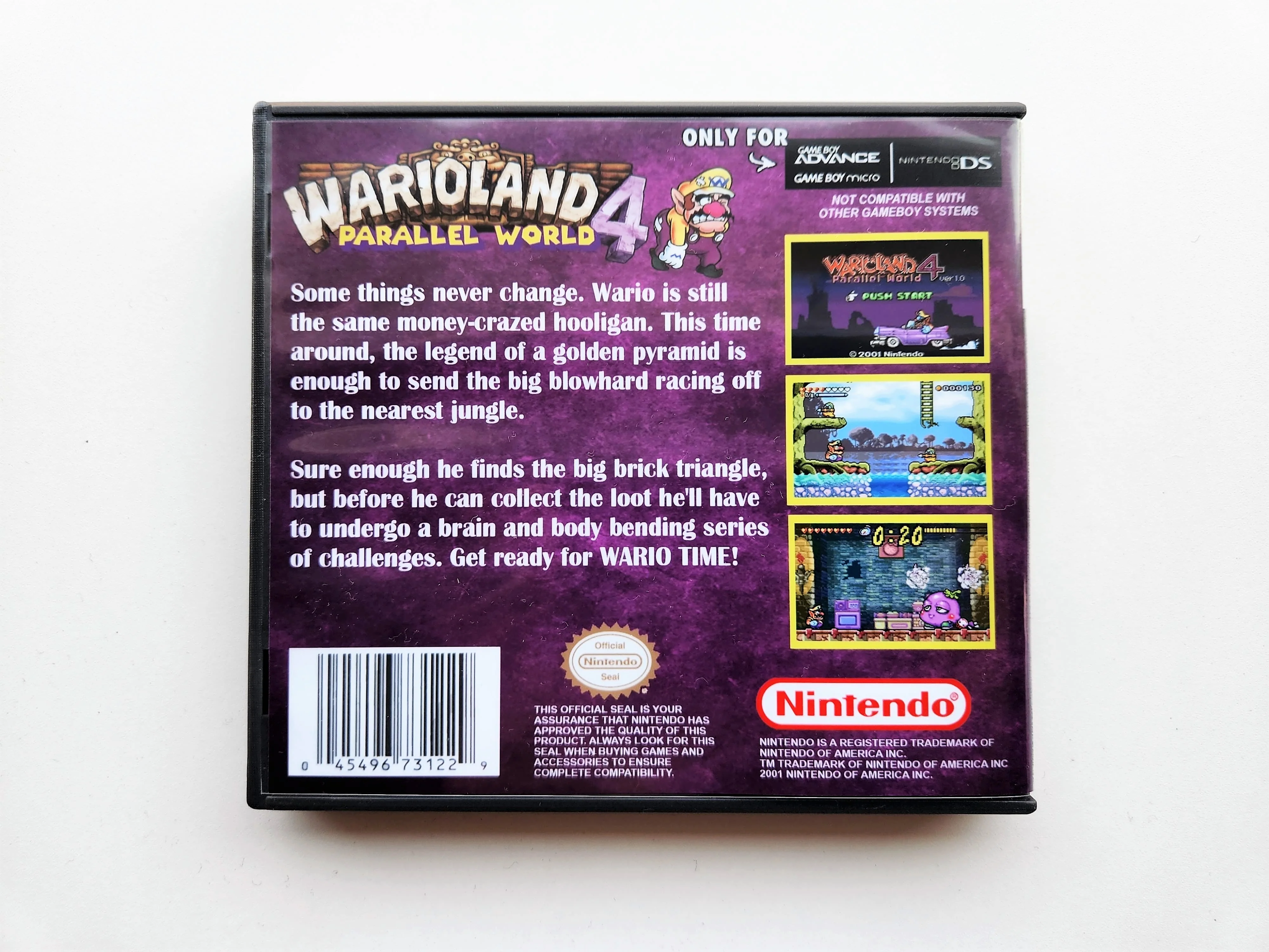 Warioland 4 Parallel World (Gameboy Advance GBA) - Image 2