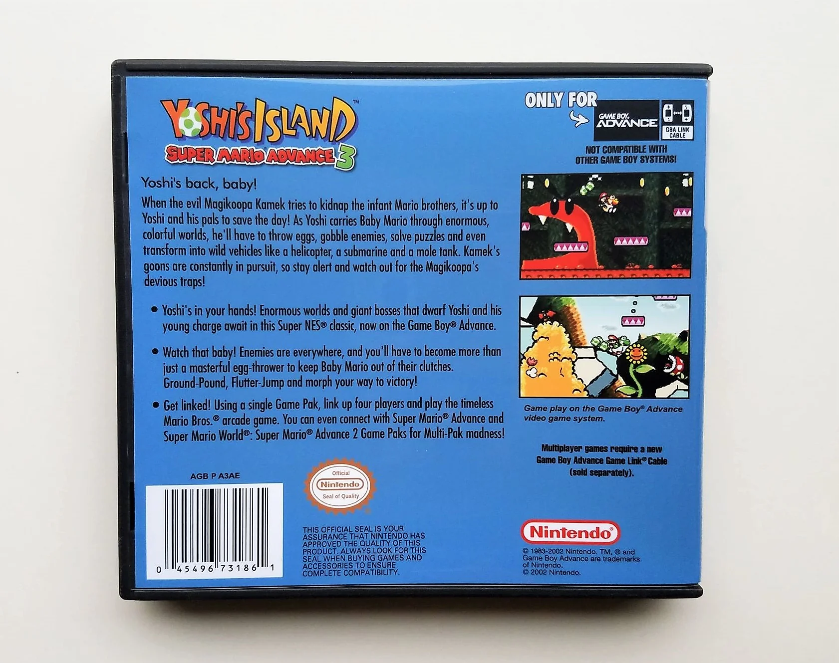 Yoshi's Island - Super Mario Advance 3 (Gameboy Advance GBA) - Image 3