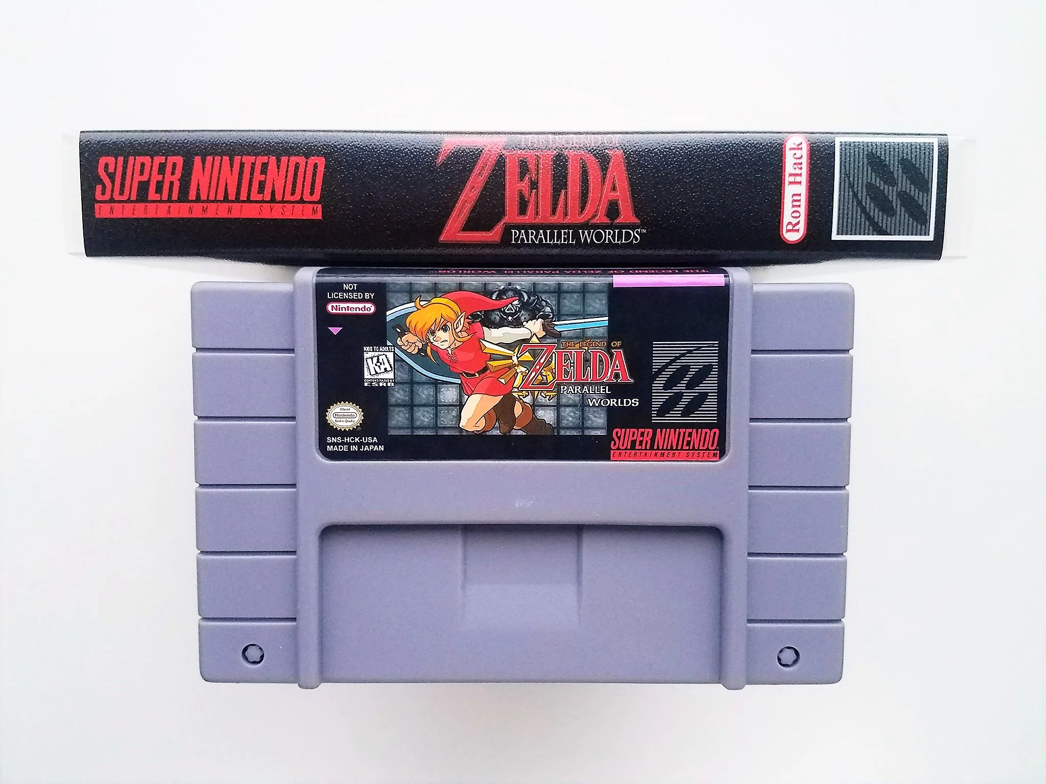 Zelda Parallel Worlds - (Super Nintendo SNES) Cover #1 - Image 4